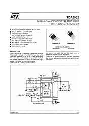 DataSheet TDA2052 pdf